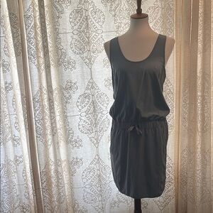 Patagonia Blue Scoop Neck Mini Sundress